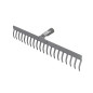 18-TINE STEEL GARDEN RAKE HEAD