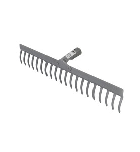 18-TINE STEEL GARDEN RAKE HEAD
