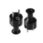 STRAIGHT PLUG 10pcs BLACK WT-40