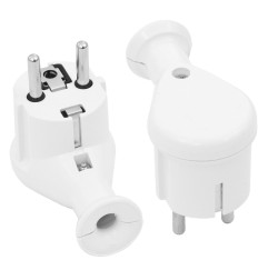 ANGLED PLUG 10pcs WHITE WT-50