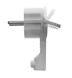 FLAT ANGLED  PLUG 10pcs WHITE WT-16UP