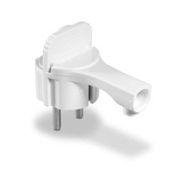 FLAT ANGLED  PLUG 10pcs WHITE WT-16UP