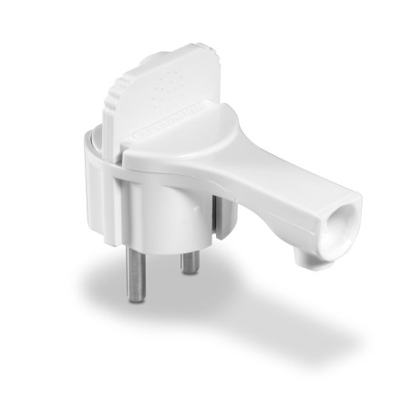 FLAT ANGLED  PLUG 10pcs WHITE WT-16UP