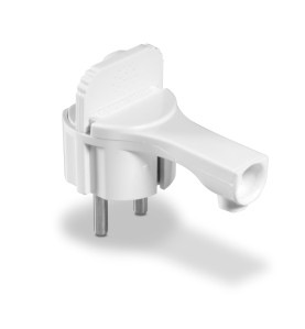 FLAT ANGLED  PLUG 10pcs WHITE WT-16UP