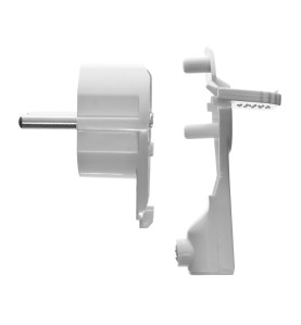 FLAT ANGLED  PLUG 10pcs WHITE WT-16UP