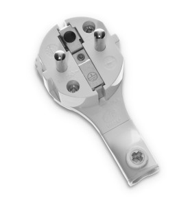 WTYCZKA KĄTOWA PŁASKA 10szt. BIAŁA WT-16UP