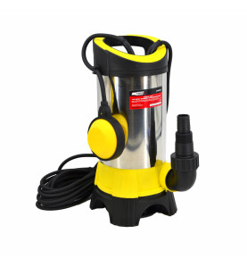 INOX SUBMERSIBLE DIRTY WATER PUMP w/ FLOAT SWITCH 900W