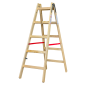 WOODEN FREESTANDING RUNG LADDER 2x5 150kg WOODEN FREESTANDING RUNG LADDER 2x5 150kg