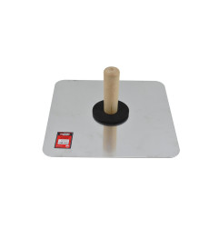 ALU PLASTERING HAWK 330x330mm/ WOODEN HANDLE