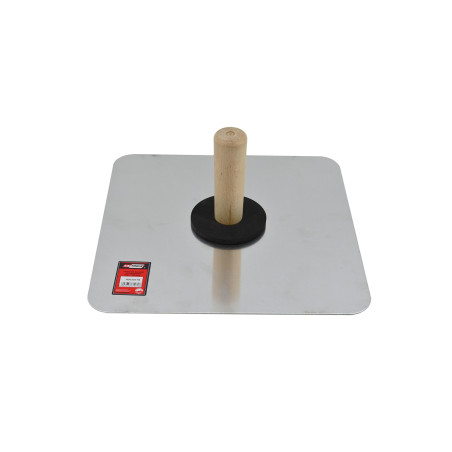ALU PLASTERING HAWK 330x330mm/ WOODEN HANDLE