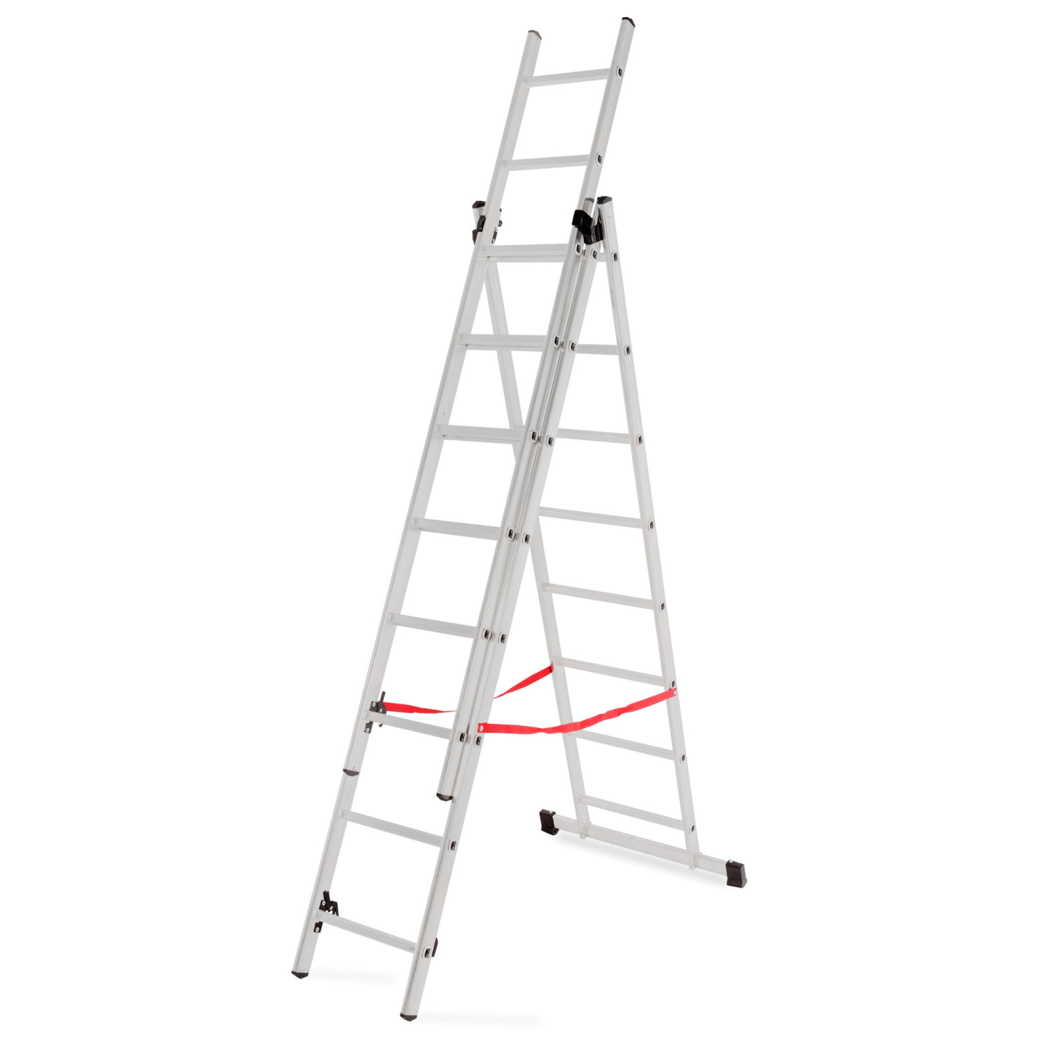 ALUMINIUM TRIPLE EXTENSION MULTI-PURPOSE LADDER 3x8 150kg