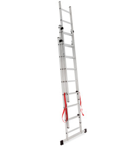 ALUMINIUM TRIPLE EXTENSION MULTI-PURPOSE LADDER 3x8 150kg