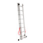 ALUMINIUM TRIPLE EXTENSION MULTI-PURPOSE LADDER 3x8 150kg
