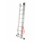 ALUMINIUM TRIPLE EXTENSION MULTI-PURPOSE LADDER 3x8 150kg