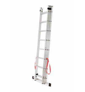ALUMINIUM TRIPLE EXTENSION MULTI-PURPOSE LADDER BASIC 3x8 150kg