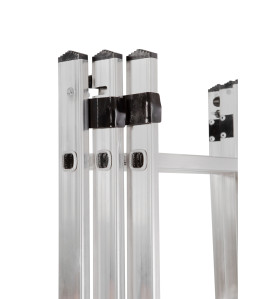 DRABINA ALUMINIOWA BASIC 3x9 STOPNI 150KG