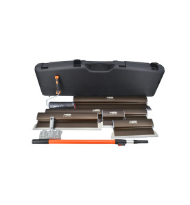 DRYWALL SKIMMING BLADE SET 9pcs/ TRANSPORT CASE/ BLACK LINE