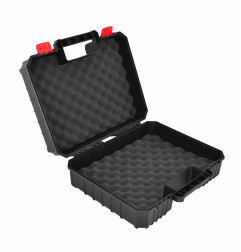 PLASTIC TRANSPORT CASE w/ FOAM INSERT 384x335x144mm