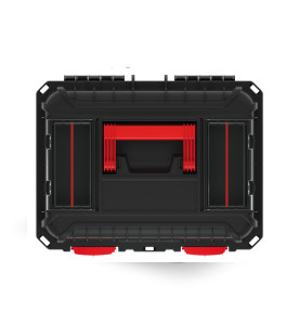 TOOLBOX w/ REMOVABLE TRAY & LID ORGANISERS 445x360x337mm