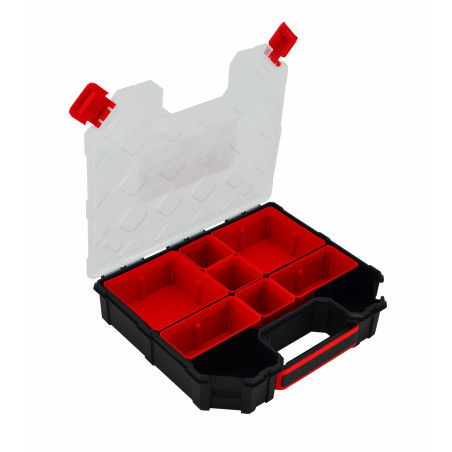 MEDIUM TOOL ORGANISER w/ REMOVABLE BINS 284x243x60mm