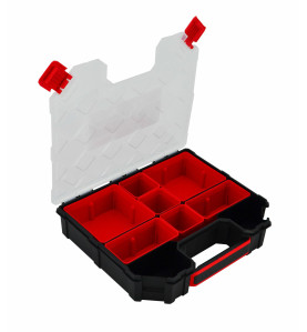 MEDIUM TOOL ORGANISER w/ REMOVABLE BINS 284x243x60mm