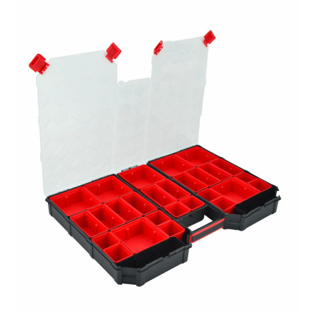 EXTRA LARGE TOOL ORGANISER w/ REMOVABLE BINS 577x390x60mm