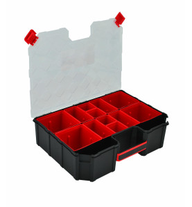 MEDIUM TOOL ORGANISER w/ REMOVABLE BINS 390x284x105mm