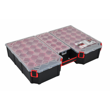 LARGE TOOL ORGANISER w/ REMOVABLE BINS 577x390x105mm