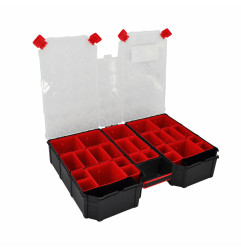 LARGE TOOL ORGANISER w/ REMOVABLE BINS 577x390x105mm