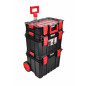 4in1 ROLLING MODULAR TOOLBOX w/ LID ORGANISERS 530x355x825mm