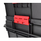 MODULAR ROLLING TOOLBOX w/ REMOVABLE TRAY & LID ORGANISERS 530x355x825mm