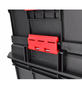 4in1 ROLLING MODULAR TOOLBOX w/ LID ORGANISERS 530x355x825mm