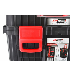 ROLLING TOOLBOX w/ REMOVABLE TRAY & LID ORGANISERS 450x360x640mm