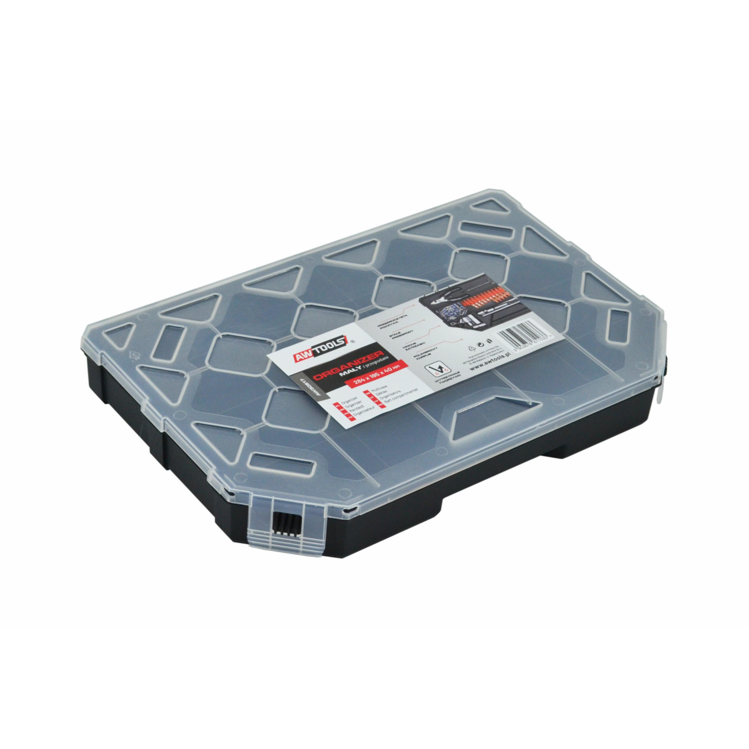 SMALL TOOL ORGANISER w/ COMPARTMENTS 284x195x40mm