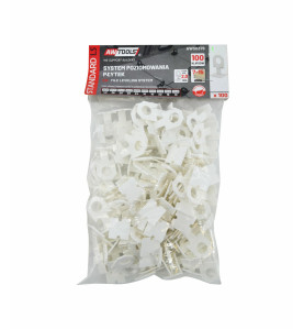 TILE LEVELING SYSTEM CLIPS STANDARD 2.0mm (7-15mm) 100pcs