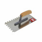 RECTANGULAR NOTCHED TROWEL 270mm/ 12x12/ WOODEN HANDLE