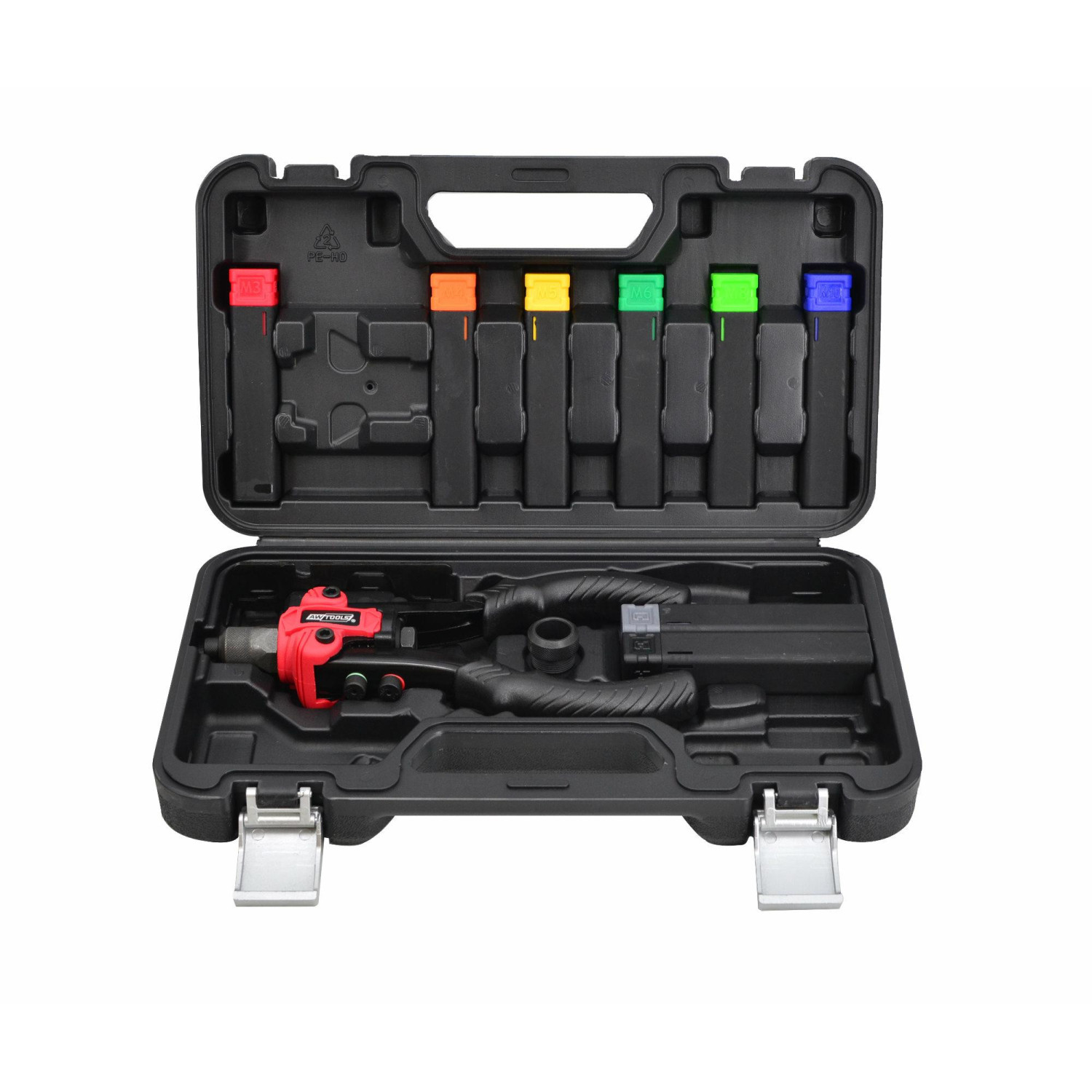 3in1 TWO-HAND RIVETER /M3-M10/ CASE BLACK LINE