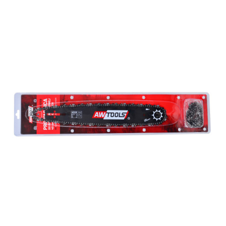 CHAINSAW GUIDE BAR + 2x CHAIN SET 40cm/56/3/8"/1,3 / BLACK LINE