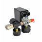 AIR COMPRESSOR PRESSURE SWITCH w/ REGULATOR 230V/ 1-AIR INLET 1/4" AIR COMPRESSOR PRESSURE SWITCH w/ REGULATOR 230V/ 1-AIR INLET 1/4"