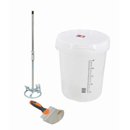 DRYWALL MIXING TOOL SET 3pcs/ BLACK LINE