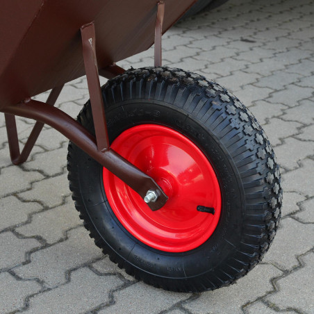 HEAVY-DUTY WELDED WHEELBARROW 110L 2.0mm