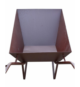 TACZKA BUDOWLANA 110L/2,0mm BRĄZ