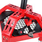 ADJUSTABLE ROLLING WORKSHOP SEAT STOOL w/ TOOL TRAY