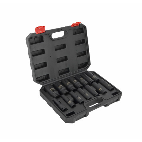1/2" DRIVE DEEP IMPACT SOCKET SET 10-32mm 14pcs 