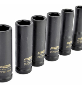 ZESTAW NASADEK UDAROWYCH 1/2" 14cz. BLACK LINE