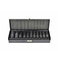 ZESTAW NASADEK UDAROWYCH 1/2" 11cz. 10-24mm BLACK LINE