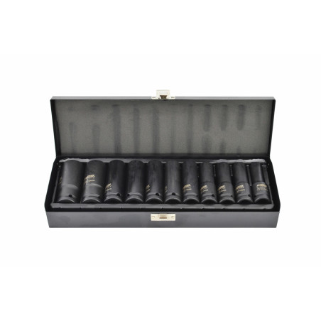1/2" DRIVE DEEP IMPACT SOCKET SET 10-24mm 11pcs 