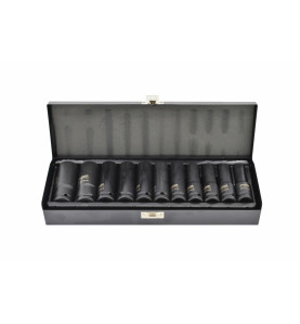 1/2" DRIVE DEEP IMPACT SOCKET SET 10-24mm 11pcs 