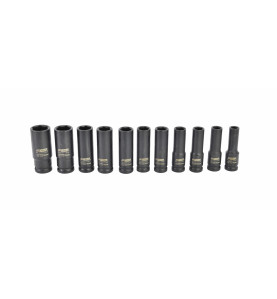 1/2" DRIVE DEEP IMPACT SOCKET SET 10-24mm 11pcs 