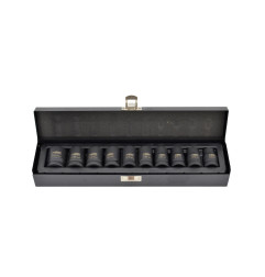 ZESTAW NASADEK UDAROWYCH 1/2" 10-22mm 10szt. BLACK LINE